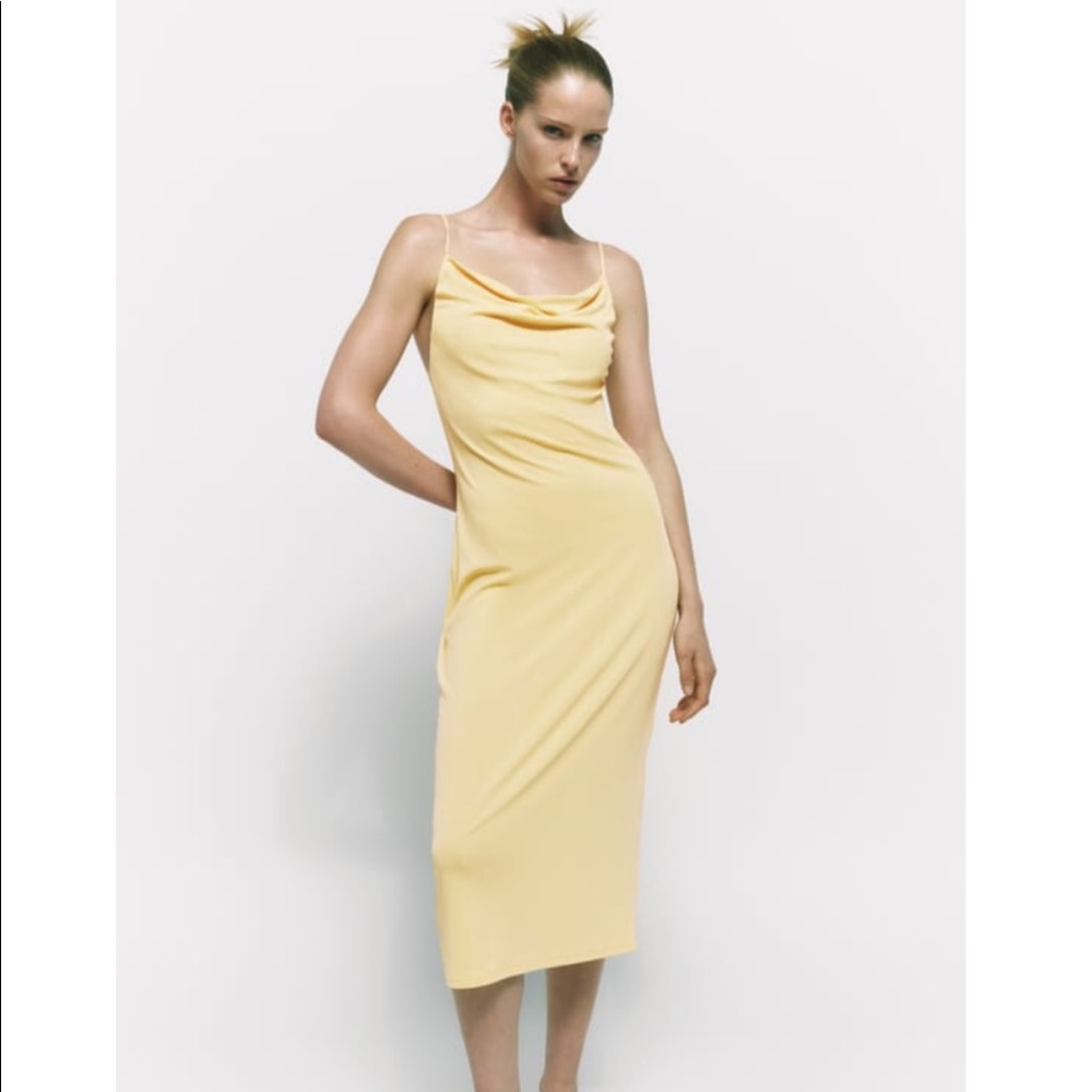 Zara flowy strappy dress